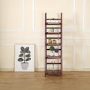 5 Tier Wooden Ladder Shelf Stand Storage Book Shelves Shelving Display Rack-6