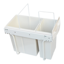 Pull Out Bin Kitchen Double Dual Slide Garbage Rubbish Waste 10L+20L-5