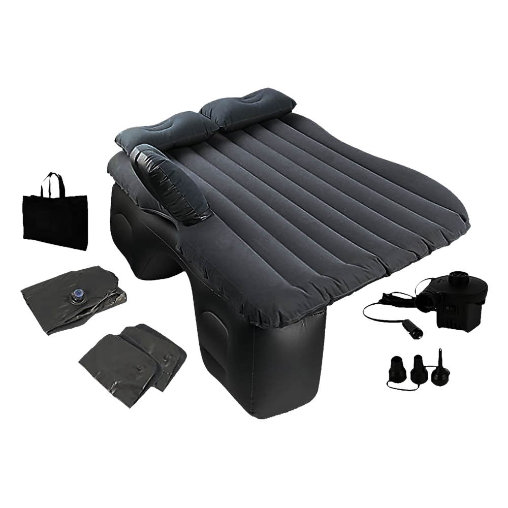 Inflatable Car Back Seat Mattress Portable Travel Camping Air Bed Rest Sleeping - 0