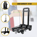 Portable Cart Folding Dolly Push Truck Hand Collapsible Trolley Luggage 70Kg-9