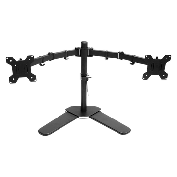 13"-27" Dual Screen Monitor Stand TV Bracket Computer Display Desk Mount Holder