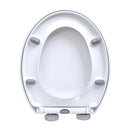 Quick Release Soft Close Toilet Seat White Bathroom Heavy Duty-4