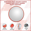 60cm Wide Angle Security Curved Convex Road Safety Mirror Traffic Driveway-5