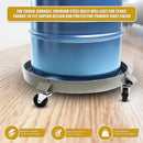 Drum Dolly 450kg 55 Gallon w Swivel Casters Heavy Duty Steel Frame Non Tipping-9