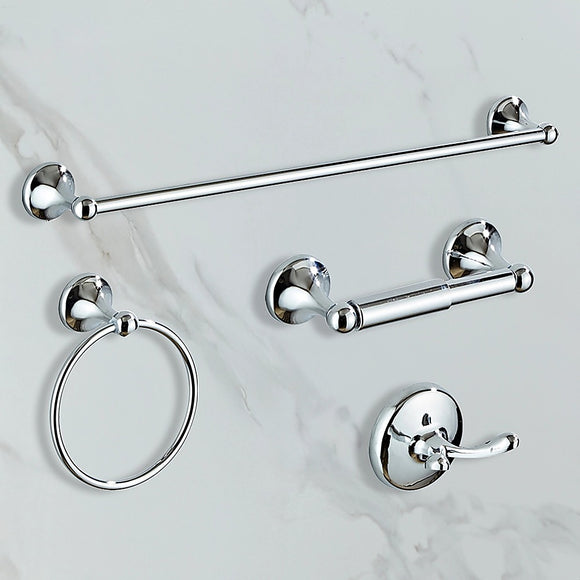 4 Piece Towel Bar Set Bath Accessories Bathroom Hardware