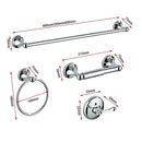 4 Piece Towel Bar Set Bath Accessories Bathroom Hardware-12