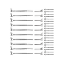 Stainless Steel Wire Rope DIY Balustrade Kit Jaw/Swage Fork Turnbuckle - 10 pack-3