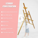Pine Wood Easel Artist Art Display Painting Shop Tripod Stand Wedding-5