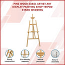 Pine Wood Easel Artist Art Display Painting Shop Tripod Stand Wedding-7
