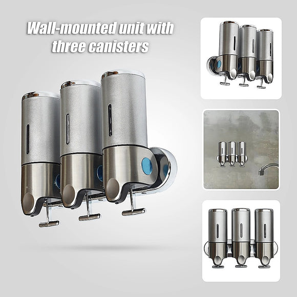 1500ml Shower Liquid Soap Body Lotion Gel Shampoo Bathroom Dispenser