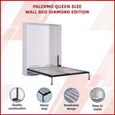 Palermo Queen Size Wall Bed Diamond Edition-3