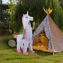 Giant Unicorn Fancy Dress Fan Inflatable Costume  Suit-6