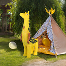 Giraffe Fancy Dress Fan Inflatable Costume Suit-5