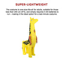 Giraffe Fancy Dress Fan Inflatable Costume Suit-10