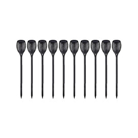 10 Pack Solar Torch Lights 96 LED Flickering Lighting Dancing Flame Garden Lamp