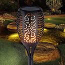 10 Pack Solar Torch Lights 96 LED Flickering Lighting Dancing Flame Garden Lamp-2
