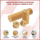 Premium Rigid Sports Strapping Tape - 16 Rolls x 38mm x 13.7m-3
