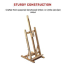 Tabletop Easel Wood Studio H Frame Artist Painting Display Stand For Art Wedding Shop Use-6