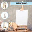 Tabletop Easel Wood Studio H-Frame Artist Art Display Painting Shop Tripod Stand Wedding-8