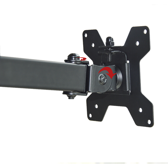 Dual LCD Monitor Desk Mount Stand Adjustable Fits 2 Screens Up To 27"