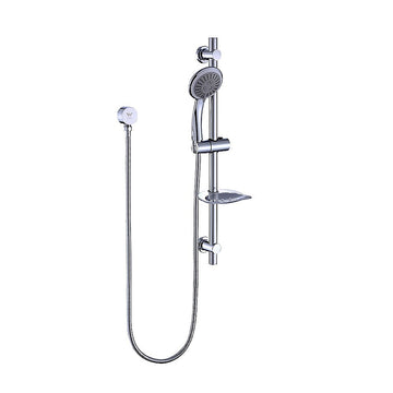 Hand Held Shower Rail Soap Dish Bathroom Set