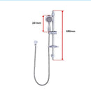 Hand Held Shower Rail Soap Dish Bathroom Set-11