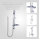 Hand Held Shower Rail Soap Dish Bathroom Set-8