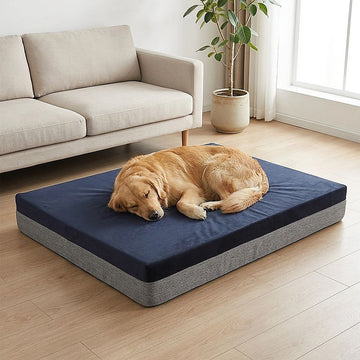 Memory Foam Dog Bed 15CM Thick Large Orthopedic Dog Pet Beds Waterproof Big - 0