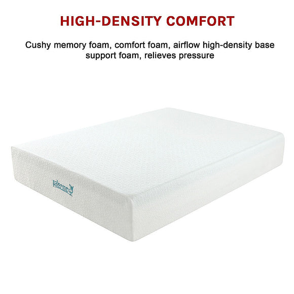Queen 30cm Green Tea Memory Foam Mattress – Cooling Comfort with CertiPUR-US® Certified Foam