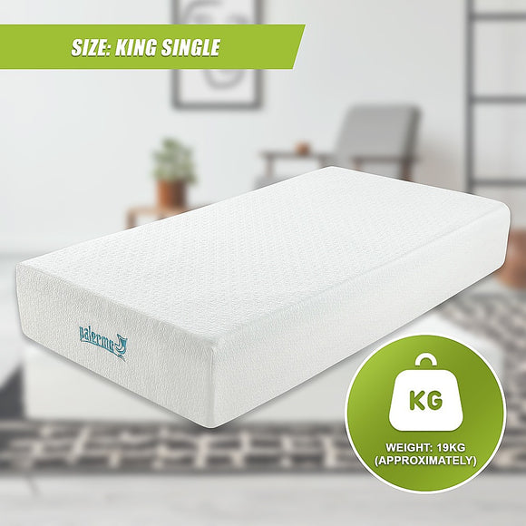 King Single 30cm Green Tea Memory Foam Mattress – Cooling Comfort with CertiPUR-US® Certified Foam