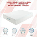 Double 30cm Green Tea Memory Foam Mattress – Cooling Comfort with CertiPUR-US® Certified Foam-3