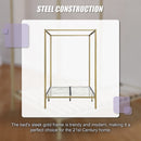 4 Four Poster Double Bed Frame-7