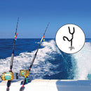 4PC Boat 20 Degree Angle Fishing Pole Rod Holder Mount-6