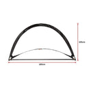 Pair of Soccer Football Goals 180cm Pop Up Portable Quick Set Up-8