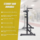 Commercial Squat Rack Adjustable Pair Fitness Exercise Weight Lifting Gym Barbell Stand-10