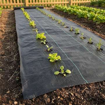 Heavy Duty Weed Control PP Woven Fabric Weed Mat Gardening Plant 1.83m x 30m - 0