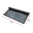 Heavy Duty Weed Control PP Woven Fabric Weed Mat Gardening Plant 1.83m x 30m-6