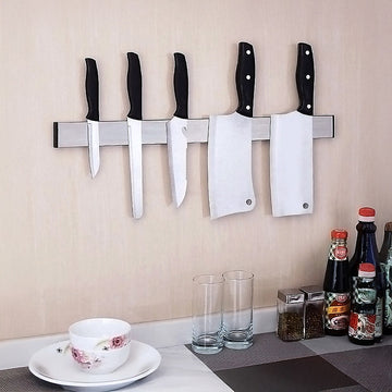 41cm Strong Magnetic Wall Mounted Kitchen Knife Magnet Bar Holder Display Rack Strip - 0