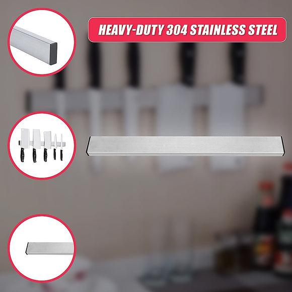41cm Strong Magnetic Wall Mounted Kitchen Knife Magnet Bar Holder Display Rack Strip