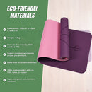 8mm TPE Yoga Mat Exercise Fitness Gym Pilates Non Slip Dual Layer-10