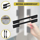 5 x 128mm Kitchen Handle Cabinet Cupboard Door Drawer Handles square Black furniture pulls-7