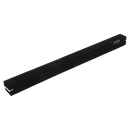 2.4m (8FT) Gymnastics Folding Balance Beam Black Synthetic Suede-4