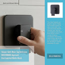 Shower Bath Mixer Tap Bathroom WATERMARK Approved - Electroplated Matte Black-8