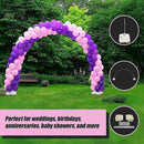 3x4m Full Set Balloon Arch Column Kit Floor Base Stand For Wedding & Party-7