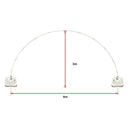 3x4m Full Set Balloon Arch Column Kit Floor Base Stand For Wedding & Party-11