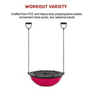 Yoga Balance Trainer Exercise Ball for Arm, Leg, Core Workout with Pump, 2 Resistance Bands-11
