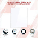 Toughened 60cm x 75cm White Glass Kitchen Splashback-3