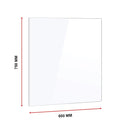 Toughened 60cm x 75cm White Glass Kitchen Splashback-11