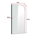 700 x 1450mm Frameless Bath Panel 10mm Glass Shower Screen By Della Francesca-7