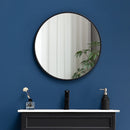70cm Round Wall Mirror Bathroom Makeup Mirror by Della Francesca-2